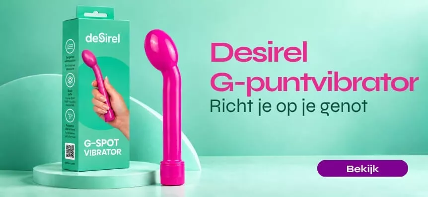 Nieuwe gebogen Desirel G-spot vibrator voor gerichte stimulatie | Sex Shop Nederland Desirel.nl