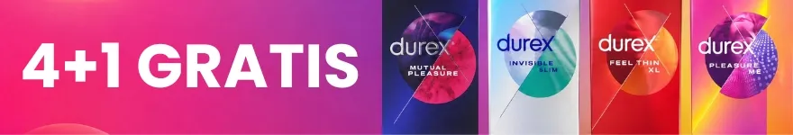 Durex condoomcampagne: 4+1 gratis | Sex Shop Nederland Desirel.nl