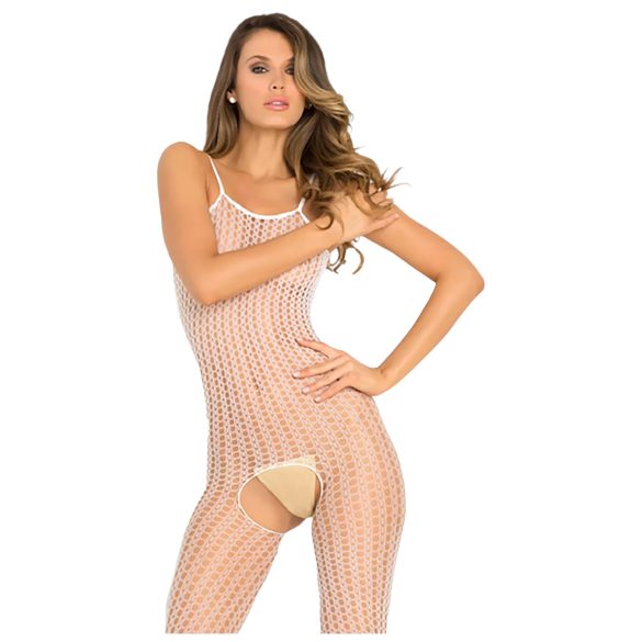 Rene Rofe - net catsuit - (wit) - S-L