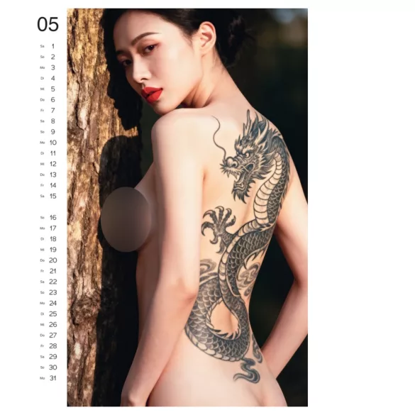 Tattoo Girls 2027 - erotische wandkalender (1 stuks)