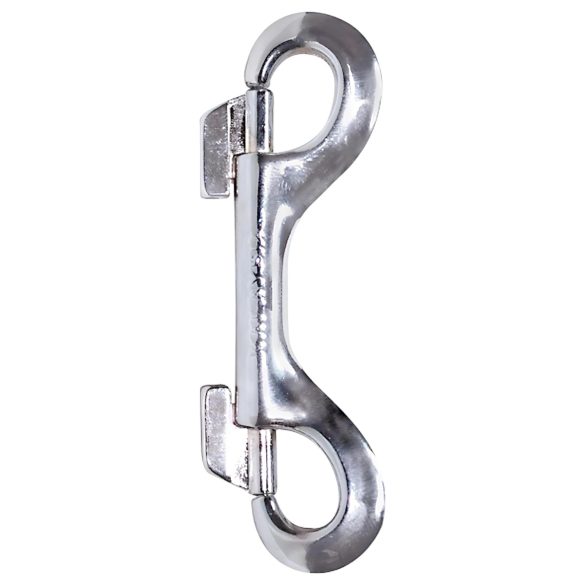 ZADO - Dubbel metalen karabijnhaak (zilver)