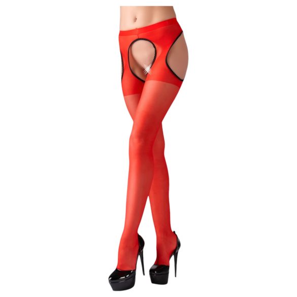 Cottelli - Verleidelijke rode sexystocking - L/XL