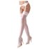 Cottelli - Witte kanten kousen - 3/L