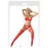 Cottelli - Kanten stay-up kousen - rood - 5/XL