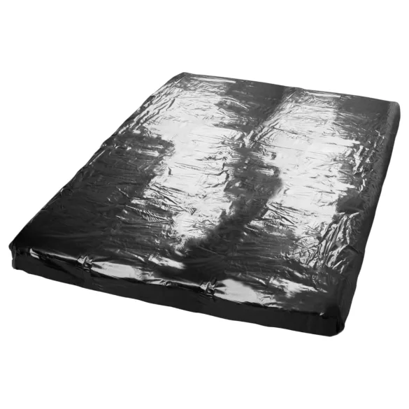 Fetish - Lakens van lak - 200x230 cm (zwart)