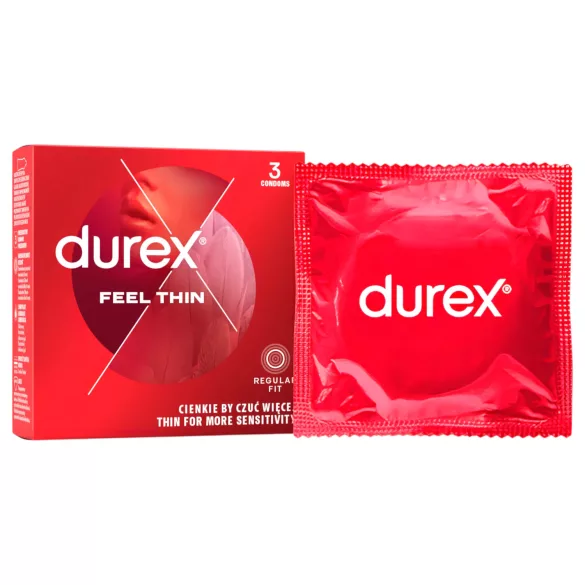Durex Feel Thin - condoom met levensecht gevoel (3 stuks)