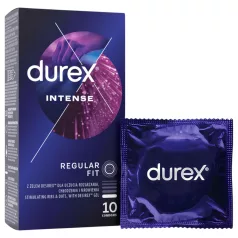 Durex Intense - condooms met ribbels en noppen - 10 stuks