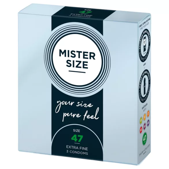 Mister Size - condoom - dun - 47mm - 3 stuks