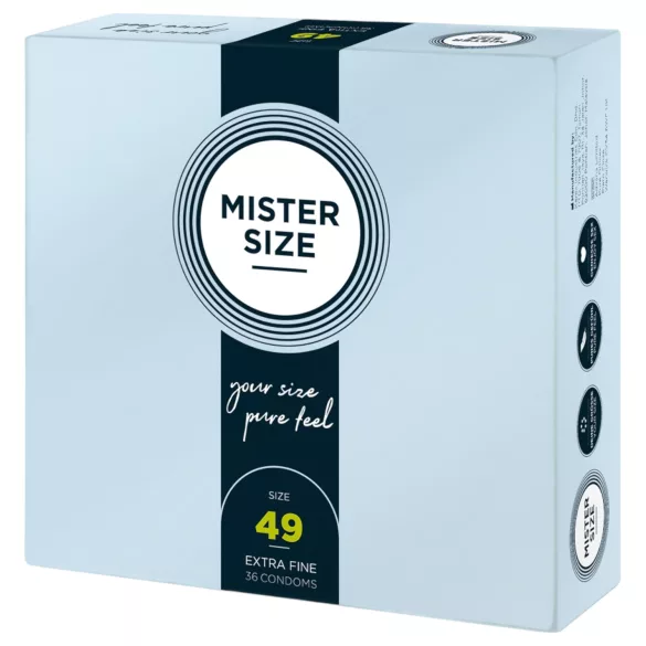 Mister Size - condoom - dun - 49mm - 36 stuks
