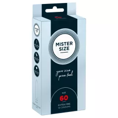 Mister Size - condoom - dun - 60mm - 10 stuks