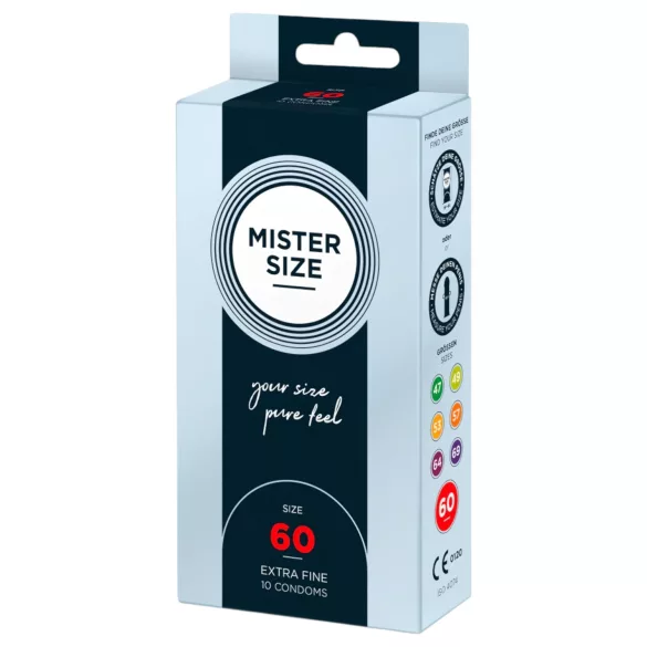 Mister Size - condoom - dun - 60mm - 10 stuks