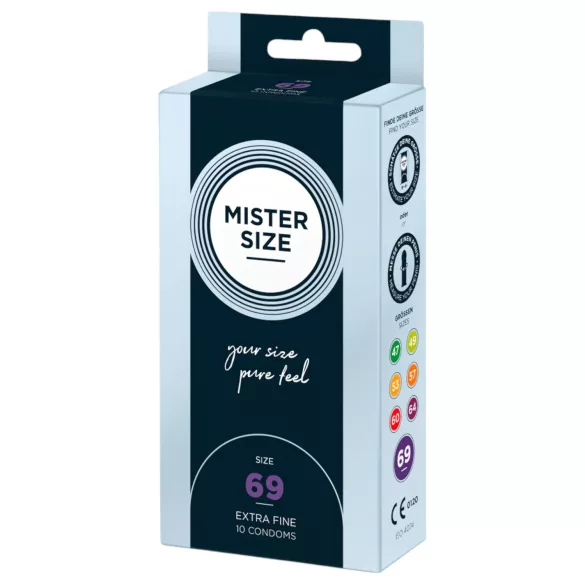 Mister Size - condoom dun - 69mm - 10 stuks