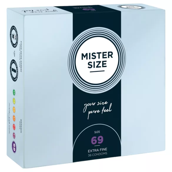 Mister Size - ultradun condoom - 69mm - 36 stuks