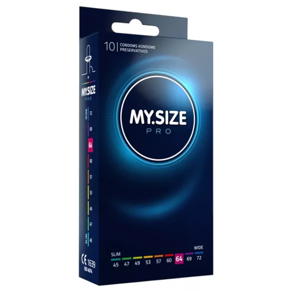 My.Size Pro - op maat gemaakte condooms 64 mm (10 stuks)