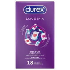 Durex Love Mix - condoom pakket - mix - 18 stuks