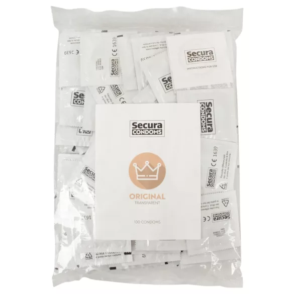 Secura Original - condooms - normaal - transparant - 100 stuks