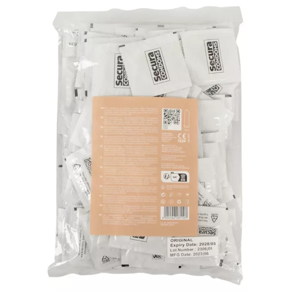 Secura Original - condooms - normaal - transparant - 100 stuks