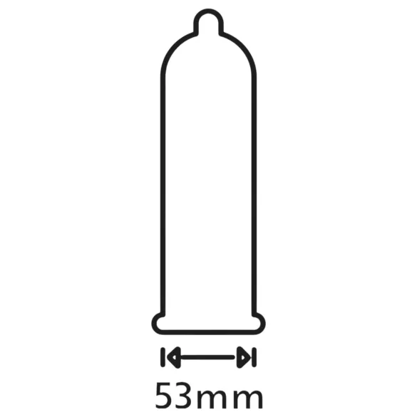 Secura Extra Fun - geribbelde condooms - 53mm - 12 stuks