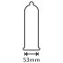 Secura Extra Fun - gestippelde condooms - 53mm (12 st.)