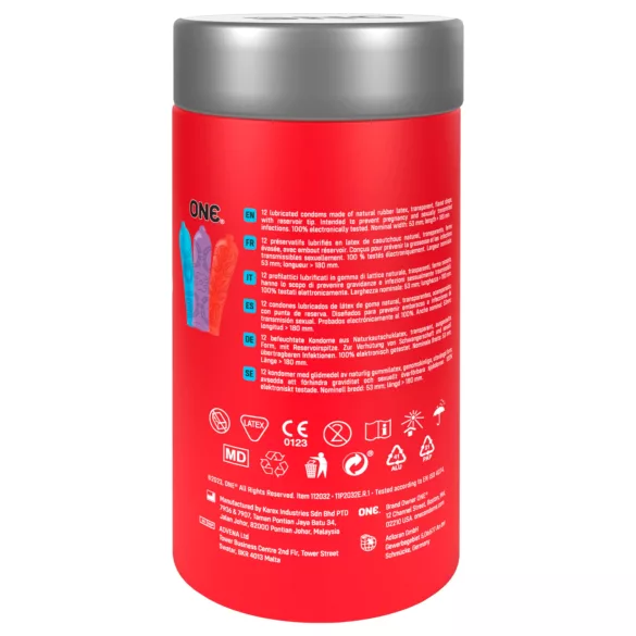 ONE - condooms met tattoo print - 12 stuks