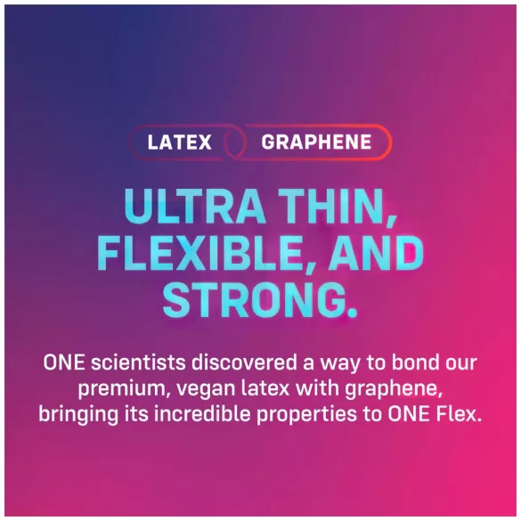 ONE Flex - condoom van grafeenmateriaal (10 stuks)