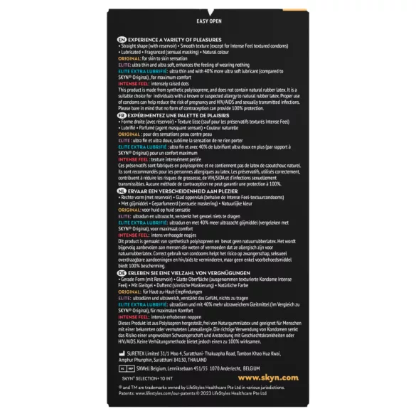 SKYN Selection+ - latexvrije condoomselectie (10 stuks)