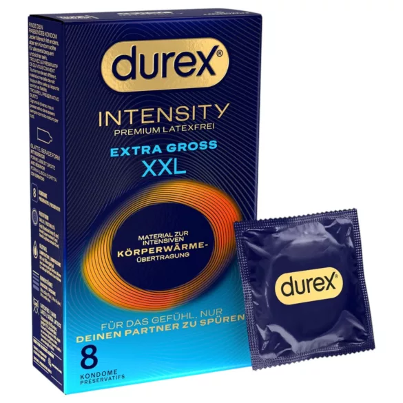 Durex Intensity XXL - latexvrije condooms - 8 stuks