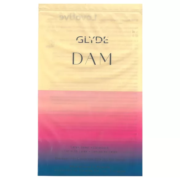 GLYDE - latex beflappertje - veganistisch - vanille