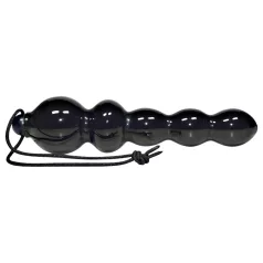   You2Toys Black Jack - anaal dildo met kralen - siliconen - zwart