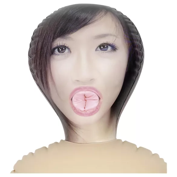 Mayumi - opblaaspop - levensecht ontwerp - lichaamskleur