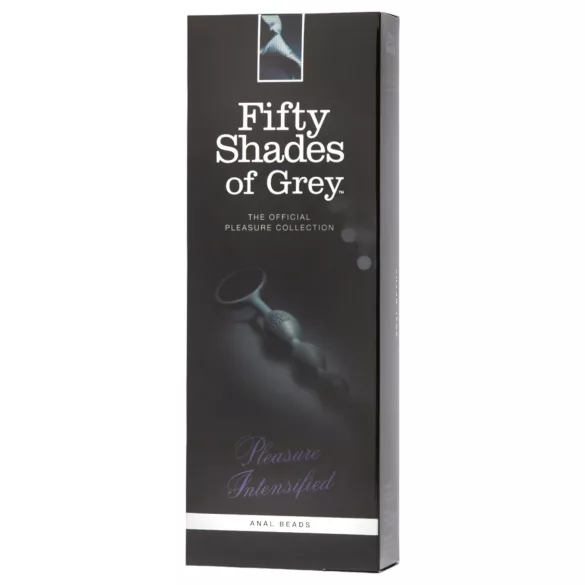 Fifty Shades of Grey - anaal dildo met kralen - grijs