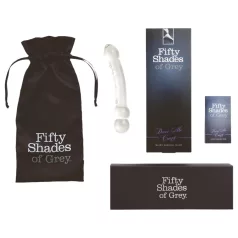 Fifty Shades of Grey - glazen dildo - gebogen - transparant