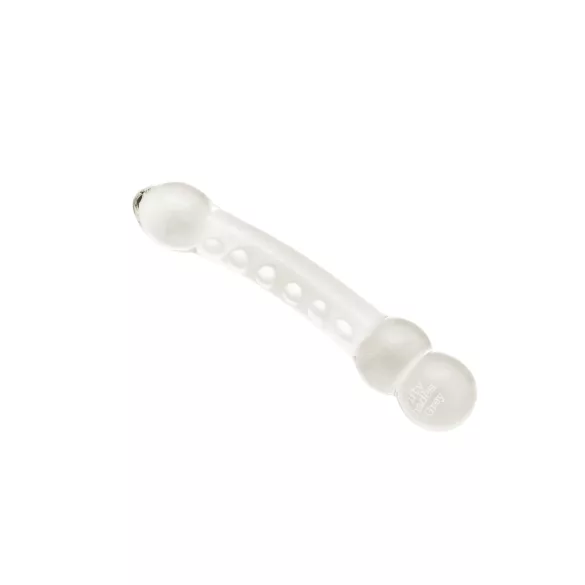 Fifty Shades of Grey - glazen dildo - gebogen - transparant