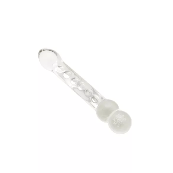 Fifty Shades of Grey - glazen dildo - gebogen - transparant
