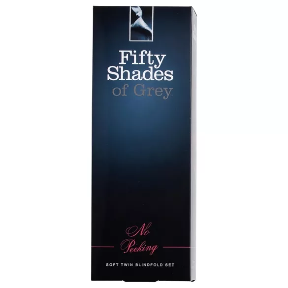 Fifty Shades of Grey - oogmasker set - grijs