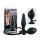 You2Toys True Black - opblaasbare anale expander (zwart)