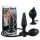 You2Toys True Black - opblaasbare buttplug - siliconen - zwart