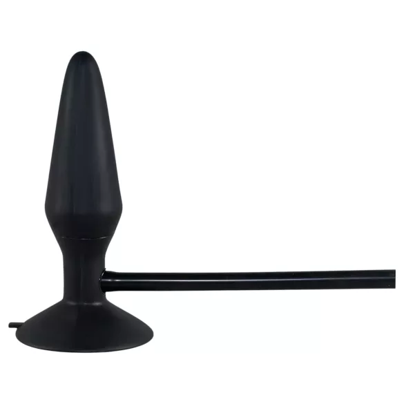 You2Toys True Black - opblaasbare buttplug - siliconen - zwart
