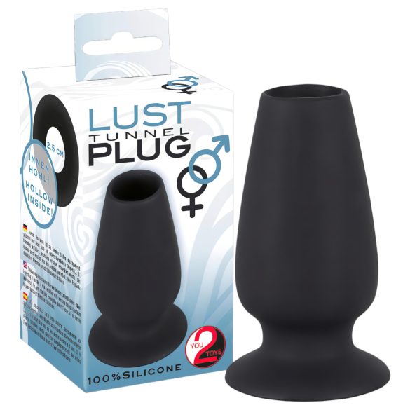 You2Toys - Lusttunnel - holle anaalspreider (zwart)