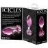 Icicles No. 48 - Roze glazen anale bloesem plug