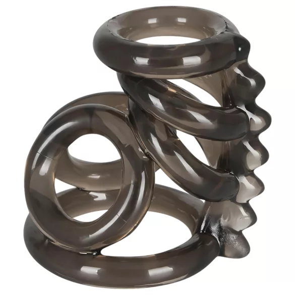 Bad Kitty - penis- en balzakring - met nopjes