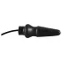 Late X opblaasbare grote anale plug (zwart)