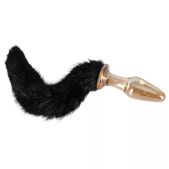 You2Toys - glazen anale plug met kattenstaart