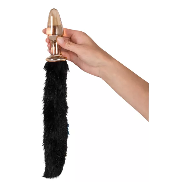 You2Toys - glazen anale plug met kattenstaart