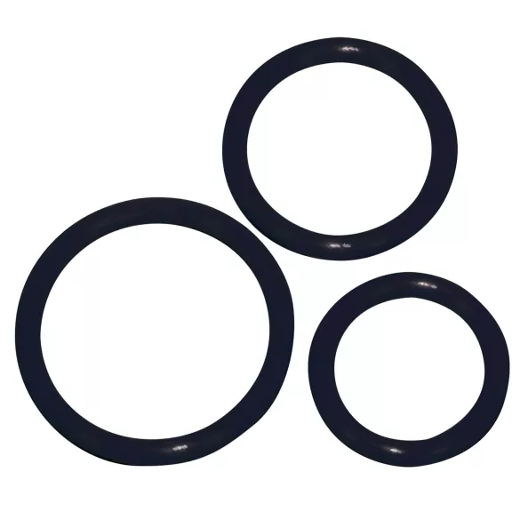 You2Toys - penisring set - siliconen - zwart