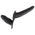 You2Toys - Strap-on siliconen dildo-duo (zwart)