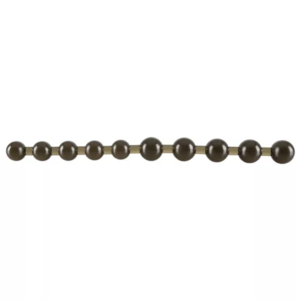 You2Toys - Buttplug met kralen - siliconen - zwart