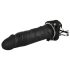 You2Toys - Opblaasbare Strap-On met holle siliconen dildo (zwart)