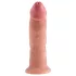 King Cock - realistische dildo met zuignap - 23cm - huidskleur