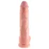 King Cock - dildo met ballen - 25 cm - huidkleur
